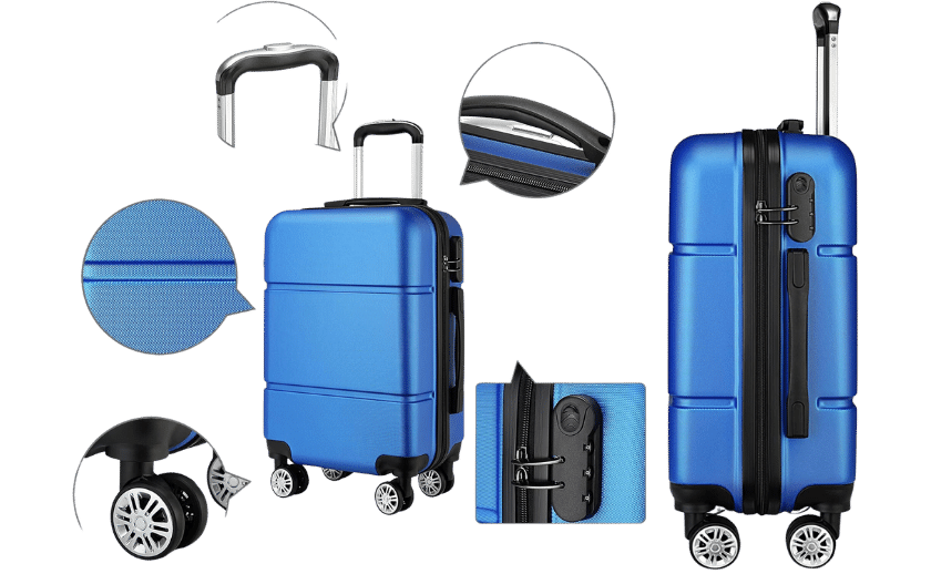 Kono 20'' Carry On Hand Cabin Luggage