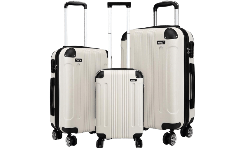 Kono Travel Trolley Suitcases 3 Piece